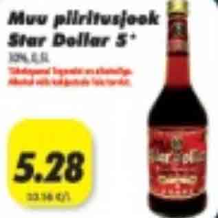 Allahindlus - Muu piiritusjook Star Dollar 5*