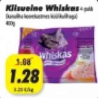 Allahindlus - Kiisueine Whiskas