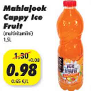 Allahindlus - Mahlajook Cappy Ice Fruit