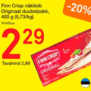 Allahindlus - Finn Crisp näkileib Originaal duubelpakk