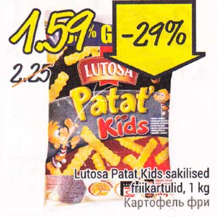 Allahindlus - Lotosa Patat Kids sakilised friikartulid, 1 kg