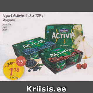 Allahindlus - Jogurt Activia