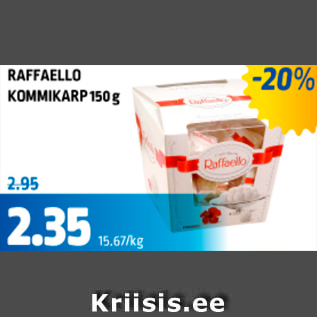 Allahindlus - RAFFAELLO KOMMIKARP 150 g