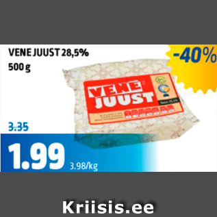 Allahindlus - VENE JUUST 28,5%, 500 g