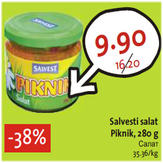 Allahindlus - Salvesti salat Piknik