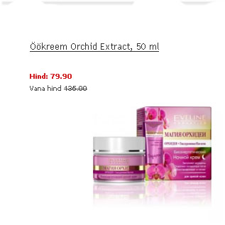 Allahindlus - Öökreem Orchid Extract