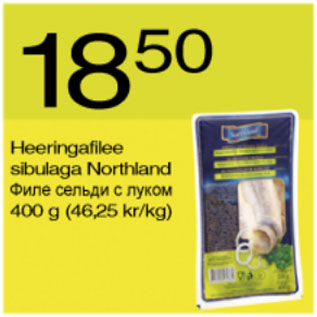 Allahindlus - Heeringafilee sibulaga Northland