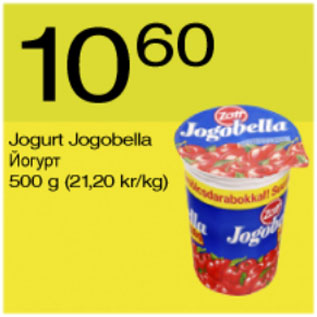 Allahindlus - Jogurt Jogobella