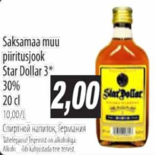 Allahindlus - Saksamaa muu piiritusjook Star Dollar