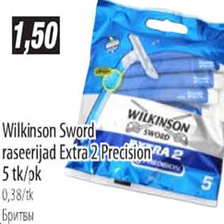 Allahindlus - Wilkinson Sword raseerijad Extra 2 Precision