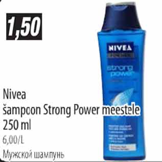 Allahindlus - Nivea šampoon Strong Power meestele