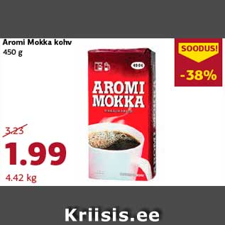 Allahindlus - Aromi Mokka kohv 450 g