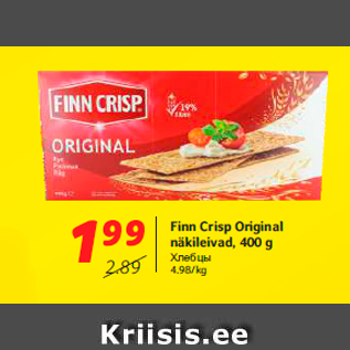 Allahindlus - Finn Crisp Original näkileivad, 400 g