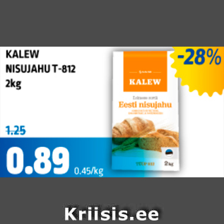 Allahindlus - KALEV NISUJAHU T-812, 2 KG