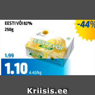 Allahindlus - EESTI VÕI 82%, 250 G