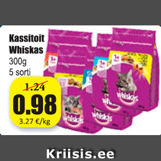 Allahindlus - Kassitoit Whiskas