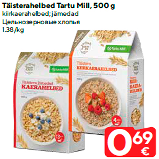 Allahindlus - Täisterahelbed Tartu Mill, 500 g