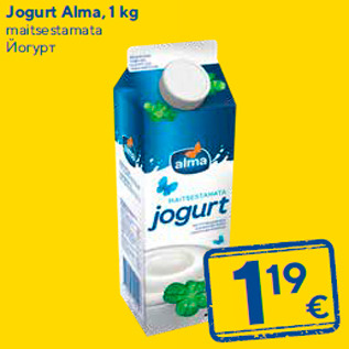 Allahindlus - Jogurt Alma, 1 kg