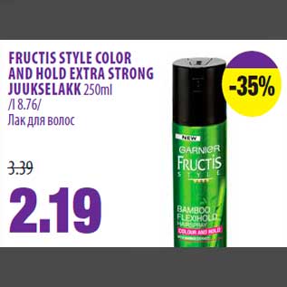 Allahindlus - FRUCTIS STYLE COLOR AND HOLD EXTRA STRONG JUUKSELAKK 250ml