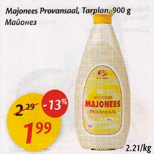 Allahindlus - Majonees Provansaal, Tarplan, 900g