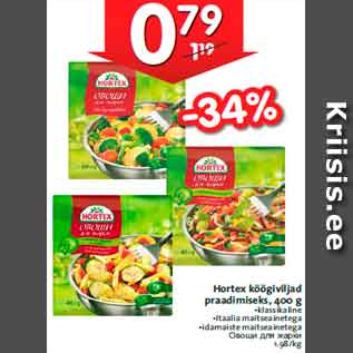 Allahindlus - Hortex köögiviljad praadimiseks, 400 g