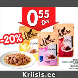 Allahindlus - Sheba Cuisine kassitoit, 85 g