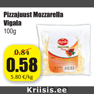 Allahindlus - Pazzajuust Mozzarella Vigala