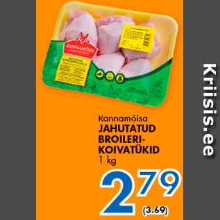 Allahindlus - Rannamõisa JAHUTATUD BROILERIKOIVATÜKID 1 kg