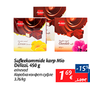 Allahindlus - Sufleekommide karp Mio Delizzi, 450 g