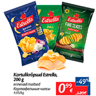 Allahindlus - Kartulikrüpsud Estrella, 200 g