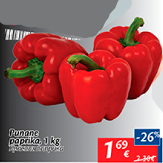 Allahindlus - Punane paprika, 1 kg