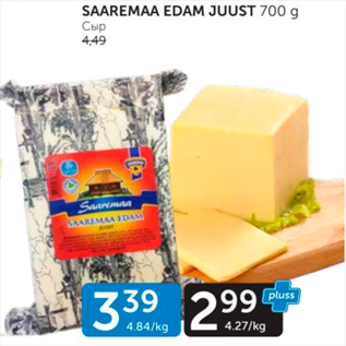 Allahindlus - SAAREMAA EDAM JUUST 700 G