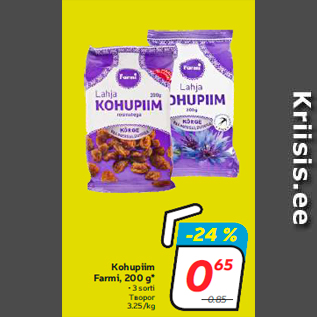 Allahindlus - Kohupiim Farmi, 200 g*