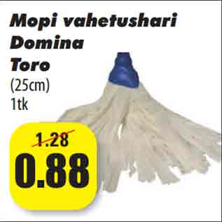 Allahindlus - Mopi vahetushari Domina Toro (25cm) 1tk