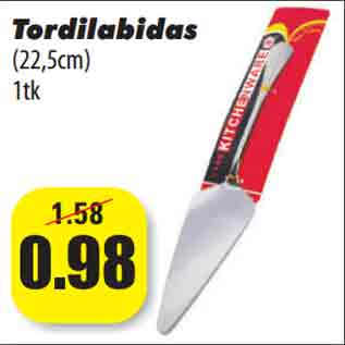 Allahindlus - Tordilabidas (22,5cm) 1tk