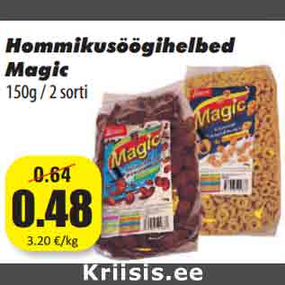 Allahindlus - Hommikusöögihelbed Magic 150g / 2 sorti