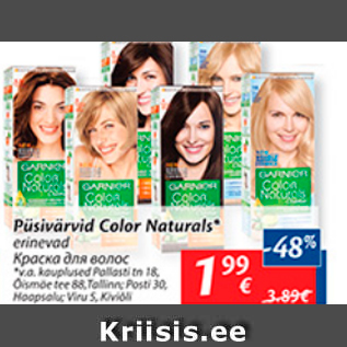 Allahindlus - Püsivärvid Color Naturals*