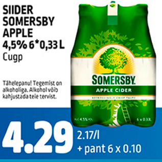 Allahindlus - SIIDER SOMERSBY APPLE