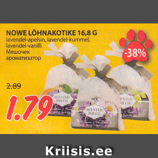 Allahindlus - NOWE LÕHNAKOTIKE 16,8 G