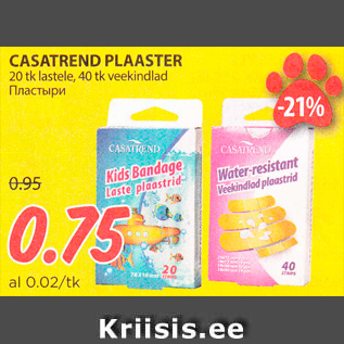 Allahindlus - CASATREND PLAASTER