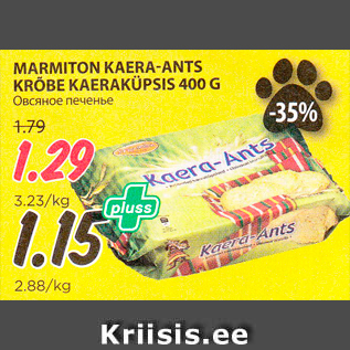 Allahindlus - MARMITON KAERAANTS KRÕBE KAERAKÜPSIS 400 G