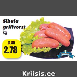 Allahindlus - Sibula grillvorst