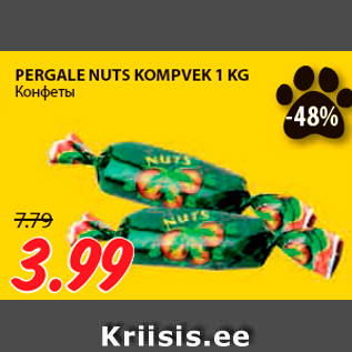 Allahindlus - PERGALE NUTS KOMPVEK 1 KG