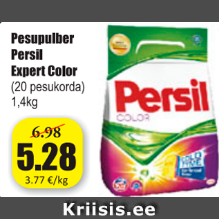 Allahindlus - Pesupulber Persil Expert Color