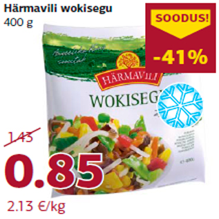 Allahindlus - Härmavili wokisegu 400 g