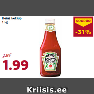 Allahindlus - Heinz ketšup 1 kg