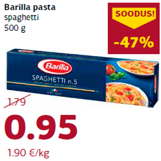 Allahindlus - Barilla pasta