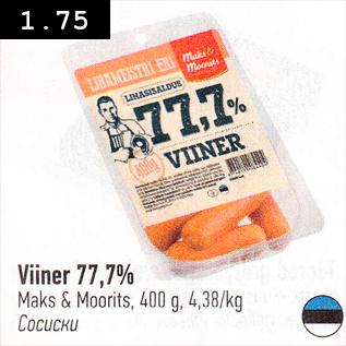 Allahindlus - Viiner 77,7%