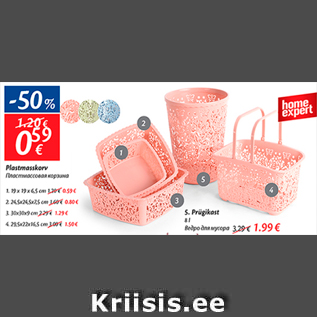 Allahindlus - Plastmasskorv 5.Prügikast 8l - 1,99€