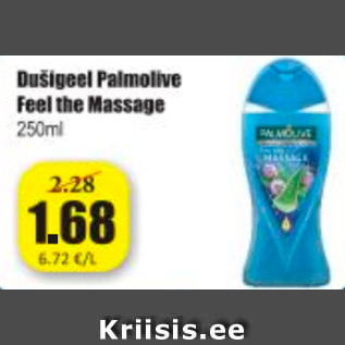 Allahindlus - Dušigeel Palmolive Feel The Massage 250 ml